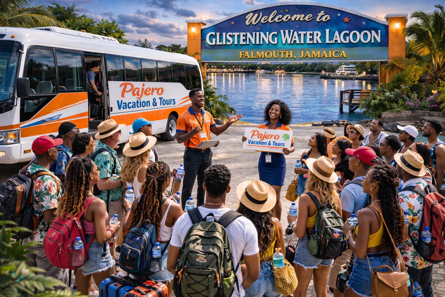 Glistening Water Lagoons and Blur Hole Island Gully